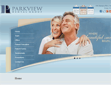 Tablet Screenshot of parkviewdentalgroup.com